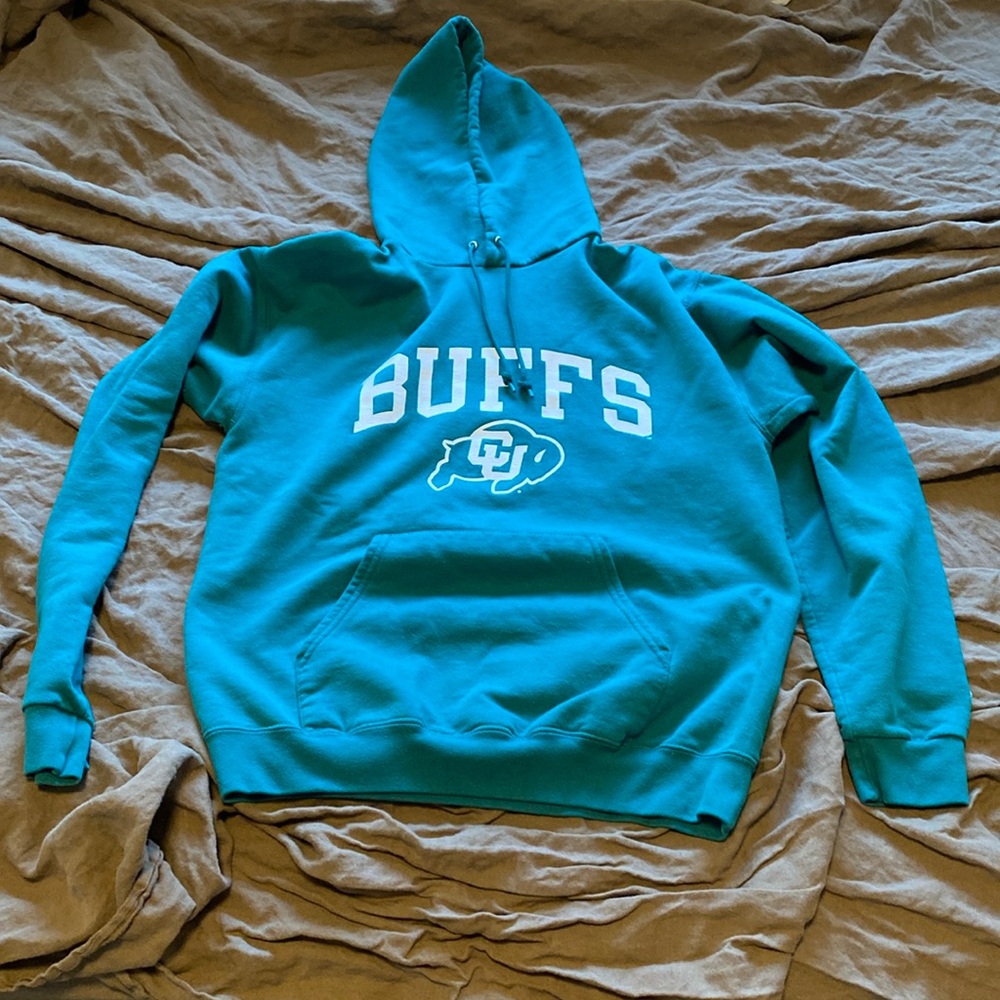 CU Boulder - Hoodie - Green - M